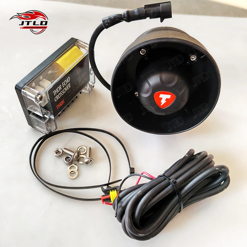

JTLD High-pitched Echo ECU Crossover Controller For Universal Car Exhaust Electronic Active Sound Booster Speakers System