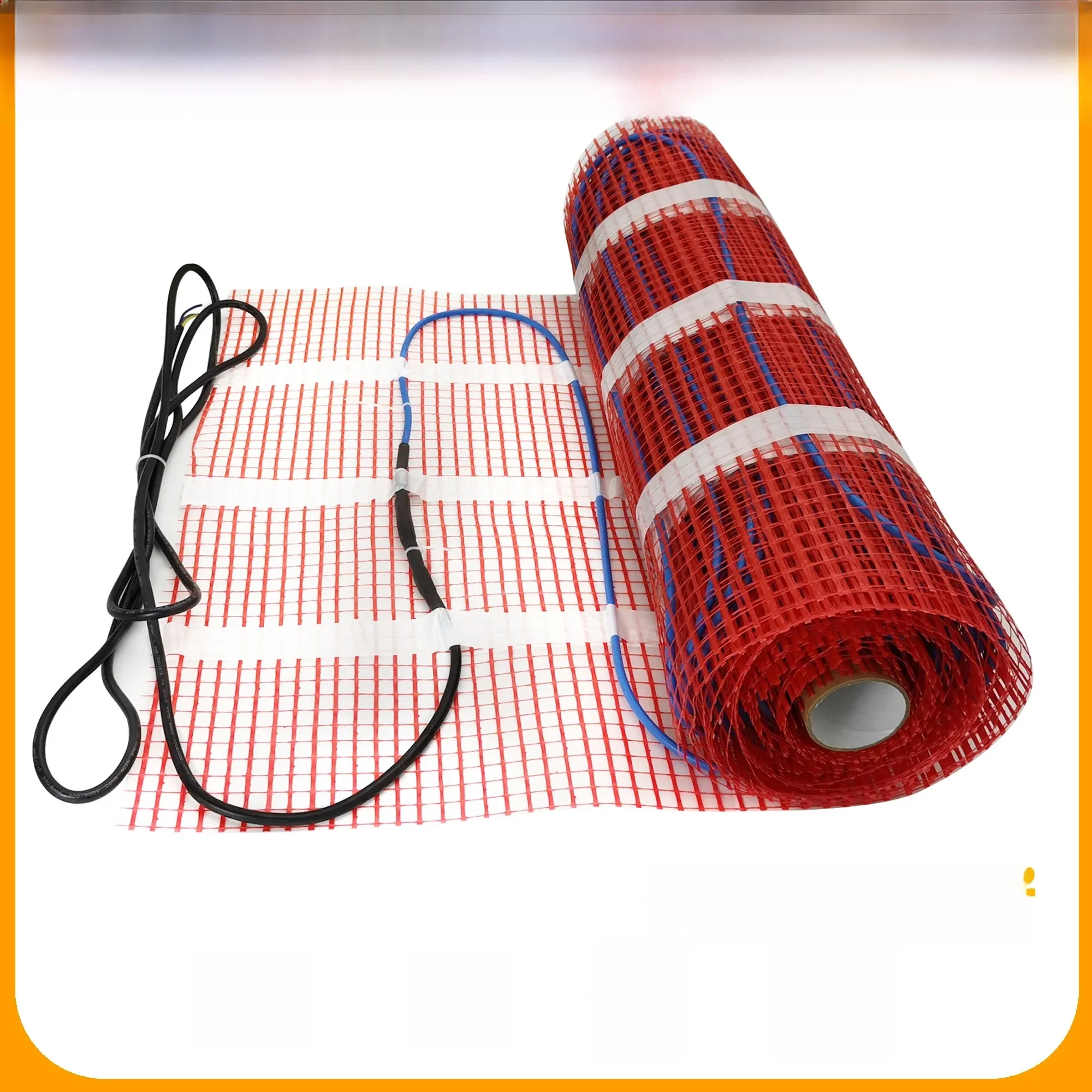 Minco Warmte 100w/ ㎡   Waterdicht onder tegels Cement Verwarming Vloerkabel Elektrische warme mat Twin Conductor Elektrische warme strandmat - afbeelding 2
