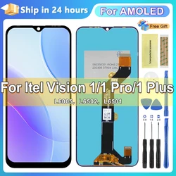 For Itel Vision 1 L6005 LCD Display For Itel Vision 1 Plus Touch Screen Digitizer Assembly For Vision 1 Pro L6502 LCD