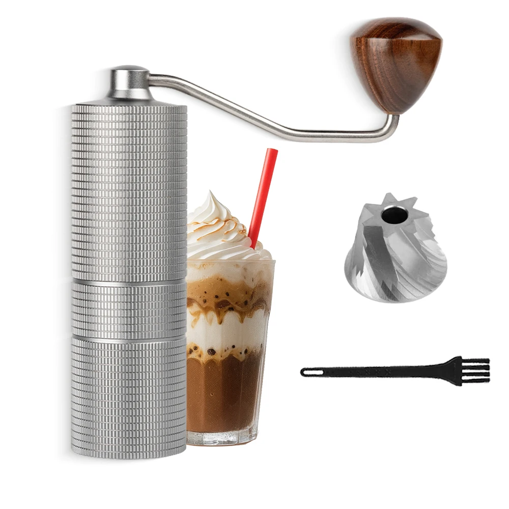 

Coffee Grinder Adjustable, Coffee Bean Grinder Portable for Home Use, Manual Coffee Grinder Hand Crank, Gift for Christmas