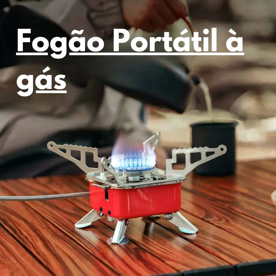 Mini estufa de Gas portátil de alta potencia, estufa para acampar, barbacoa, amigos al aire libre