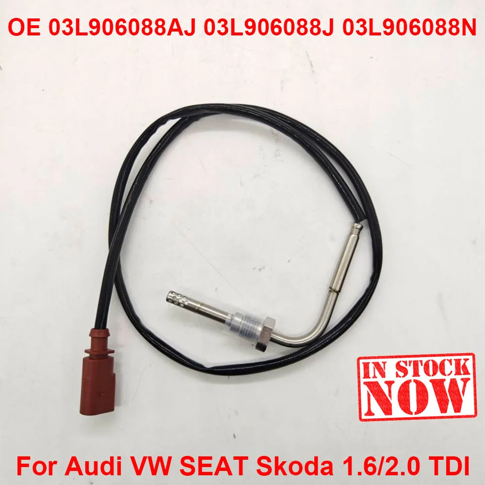 

03L906088N 03L906088AJ 27320003 2-PIN Exhaust Gas Temperature Sensor Fits For AUDII V-W SEATT S-KODA 1.6/ 2.0 TDII