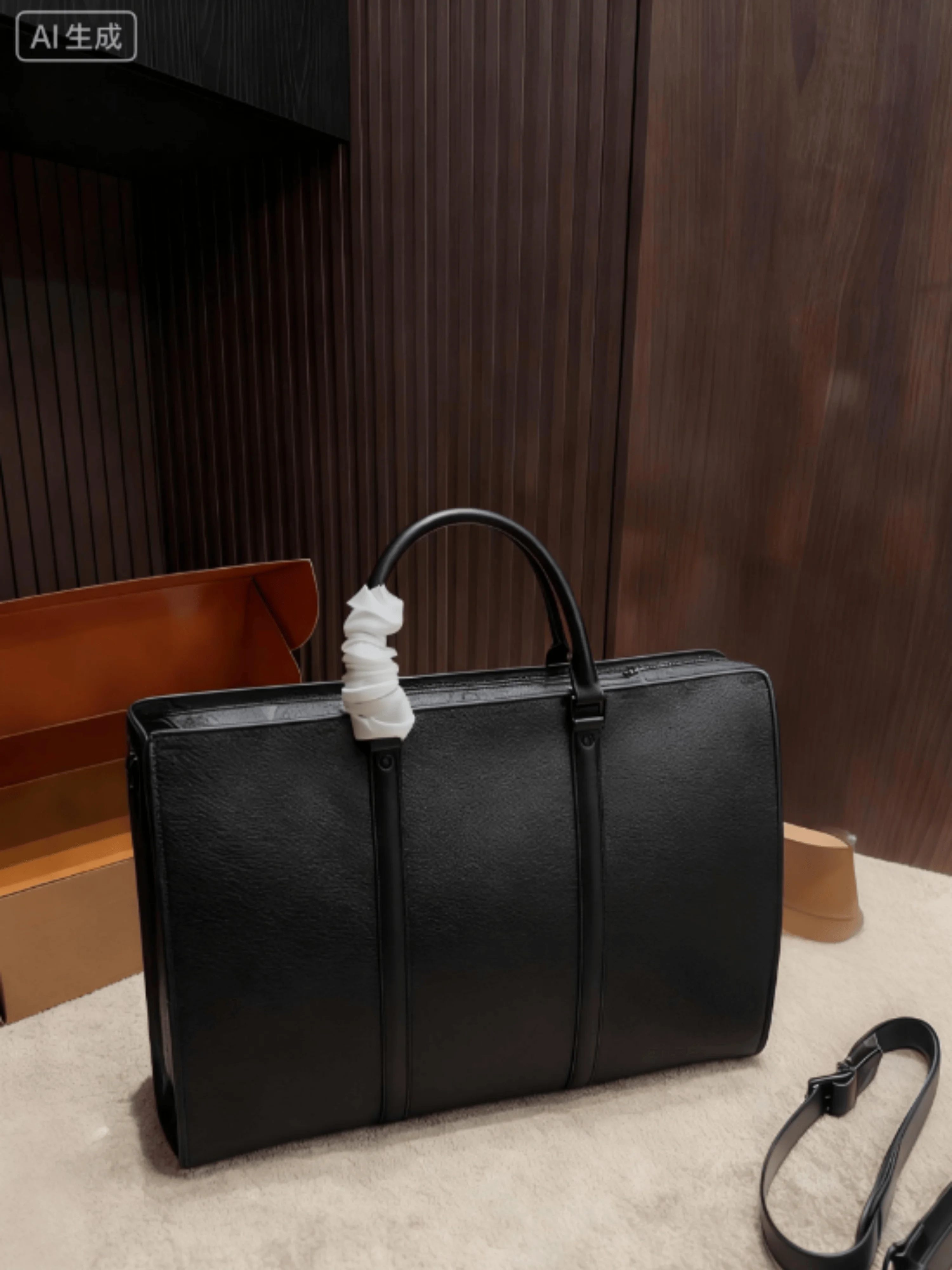 

2025 Briefcase Fashion Simple Versatile Casual Unique Large Capacity Christmas Gifts Bag 38.5-29cm