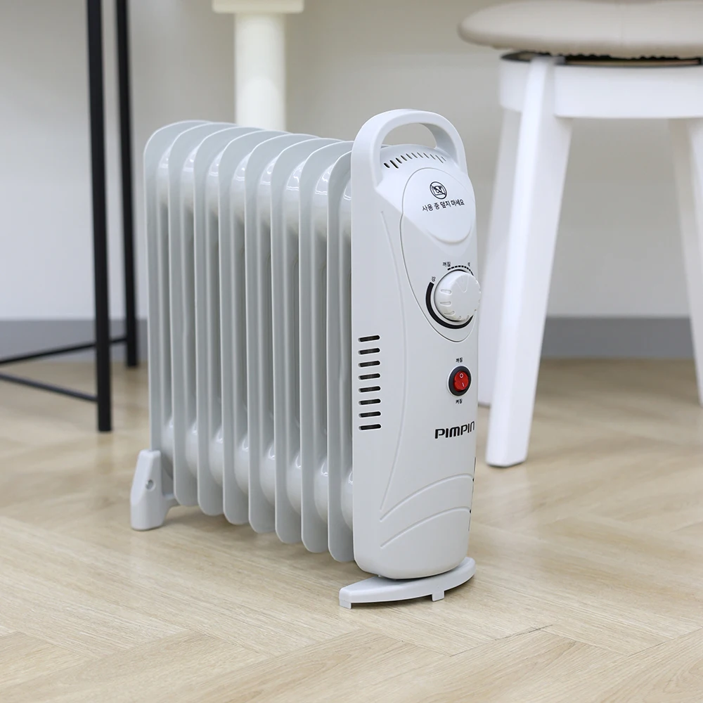 Portable electric mini radiator, office foot heater, toilet freeze prevention