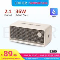 Edifier ES60 Portable Bluetooth Speaker Mini Sound Box Wireless Sound Bar 36W RMS Outdoor IP66 Waterproof Long Battery Life