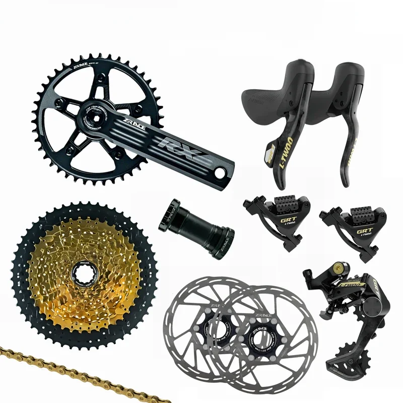 AliExpress UK LTWOO GRT12 Hydraulic Disc + ZRACE Crank Cassette Chain, 1x12 Speed, 12s Gravel Groupset, for Gravel