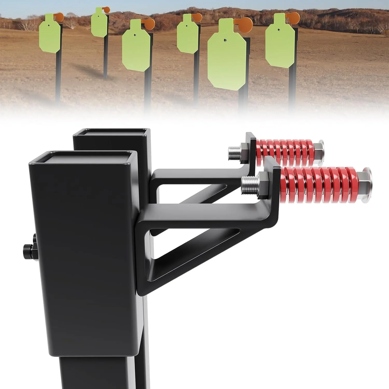 

Т-образная вешалка для мишеней, кронштейн для крепления мишеней, железный тренировочный кронштейн для силуэта Гонга, противоскользящий практичный прочный держатель для переноски