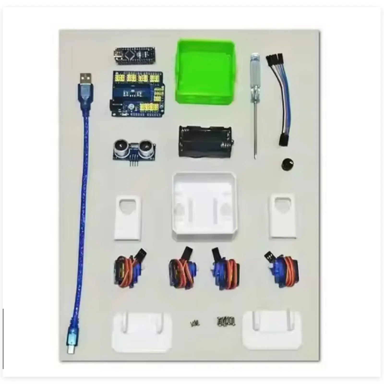 3D OTTO Robot Ultrasonic Obstacle Avoidance Humanity Playmate Builder Programmable Robot for Arduino Robot Starter DIY Kit