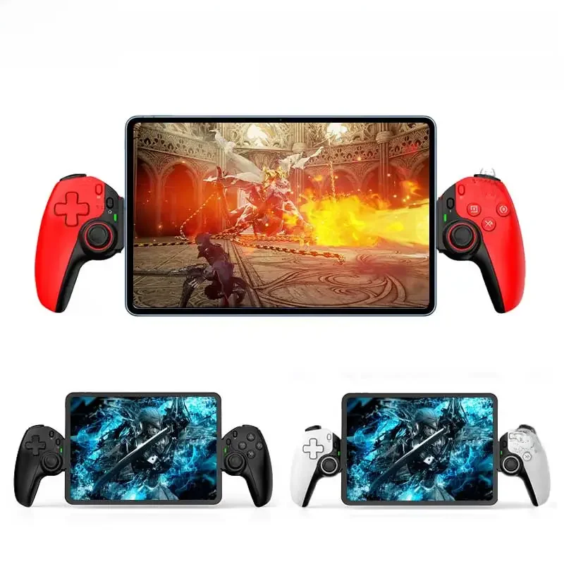 D9 Android Gamepad Handy Stretching Game Controller für IOS PC Tablet Schalter PS3/PS4 Dual Hall Somatosensorischen Joystick