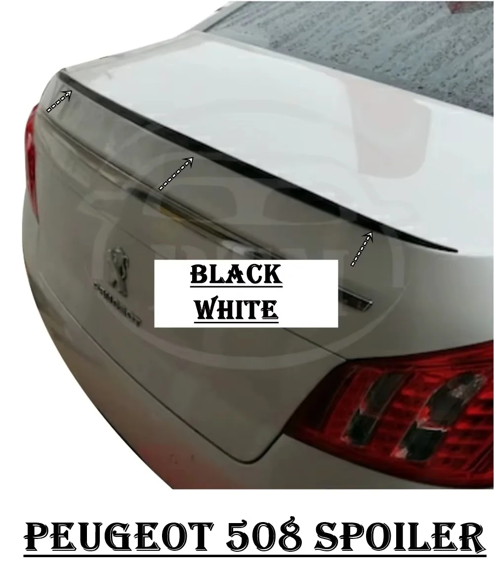 Für PEUGEOT 508 SEDAN Spoiler 2010-2021 Autozubehör Universalspoiler Autoantenne für Autostyling Schwellerdiffusor Schmutzfänger