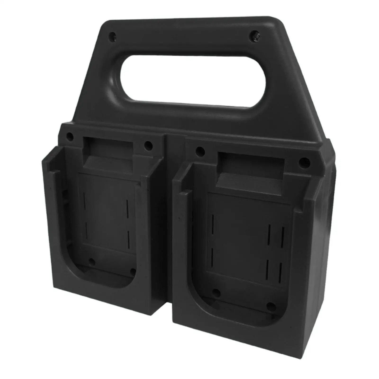 4 فتحات حافظة بطاريات الرف صندوق يده بطارية جبل حامل المحمولة تخزين الرف سلة قوس لمنظم بطارية 18 فولت