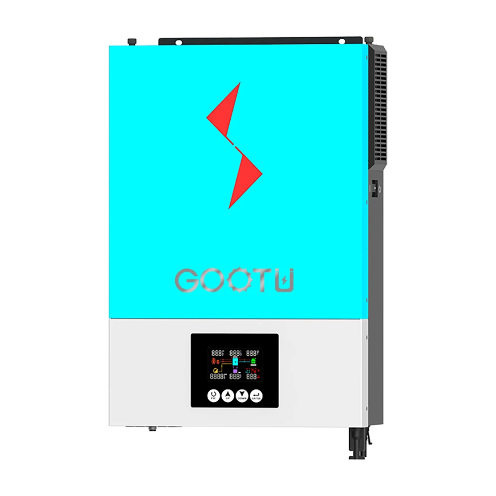 GOOTU 4200W Hybrid Solar Inverter Converter 4.2KW 24V 230VAC MPPT Solar Charge Controller 140A for Solar Panel Free Shipping