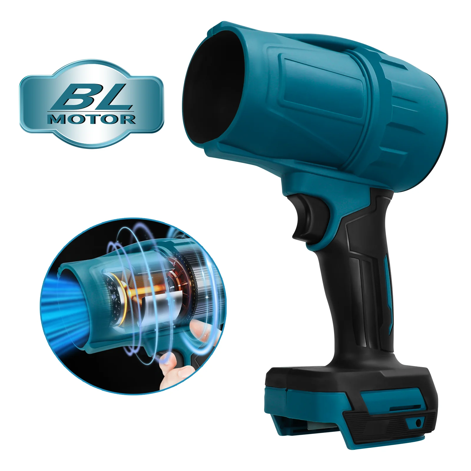 

Brushless Turbo Jet Fan for Makita 18V Battery 30000RPM Cordless Electric Air Blower Violent Handheld Power Tool (No Battery)