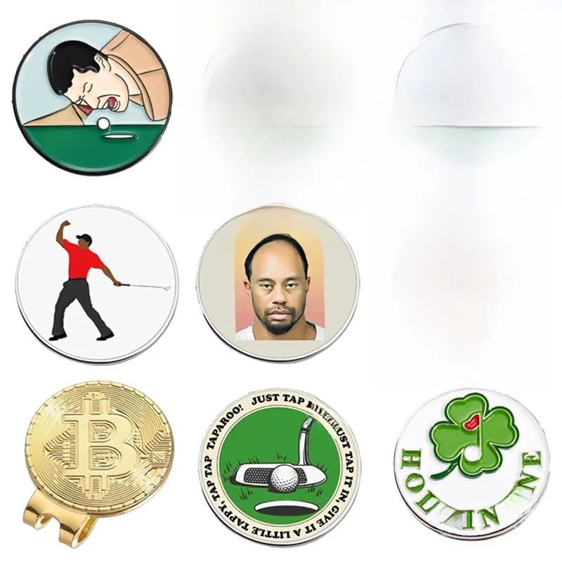 Bogey Ball King Kreatywne klipsy do czapek golfowych Magnetyczny klips do czapek golfowych Modny prezent dekoracyjny dla miłośnika golfa — zdjęcie 2