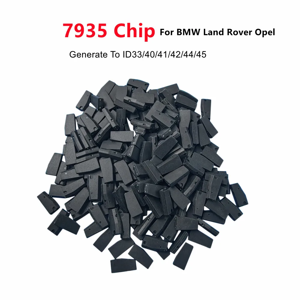 Aftermarket Blank PCF7935 ID44 ID40 Ceramic Chip Generate ID33/40/41/42/44/45 PCF7935AA PCF7935AS Chip for BM-W Land Rover Opel