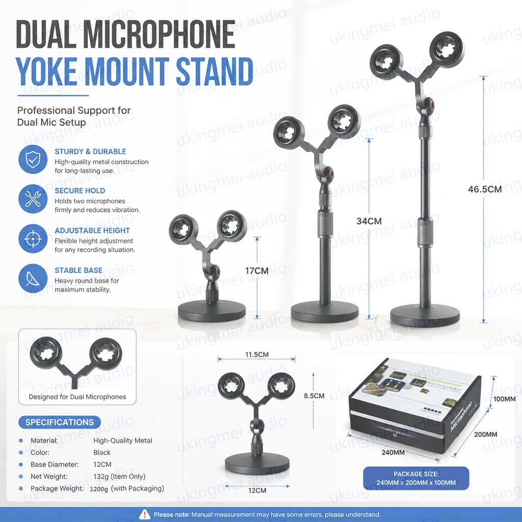 VIP55SM Dual Microphone Instal - đánh giá và giá Microphone Shock Mount Universal