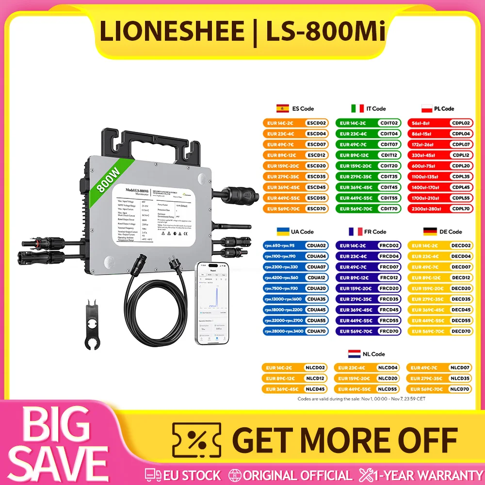 LIONSHEE LS-800Mi 800W Mikro İnverter: Gerçek Kullanıcı Deneyimi ve Performans Analizi