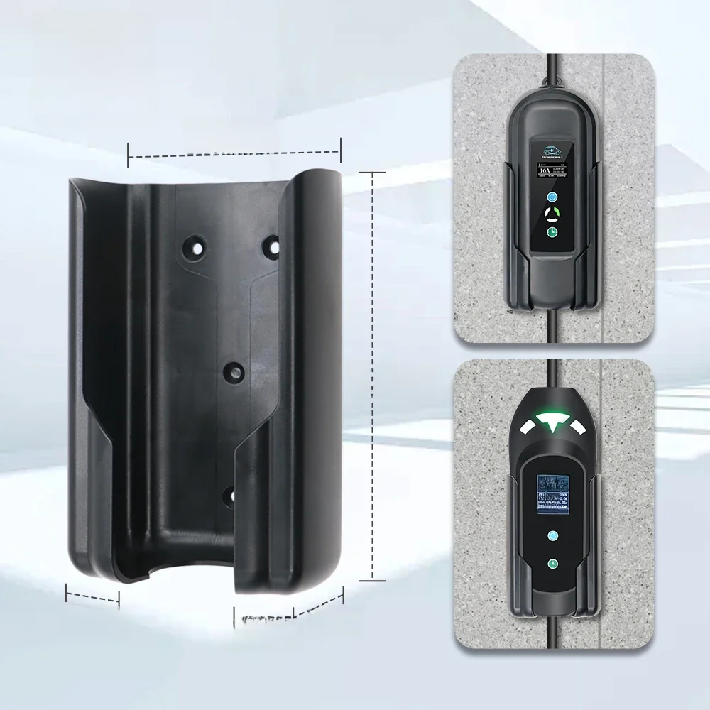 Suporte portátil para caixa de controle de carregador ev, suporte para tomada de carregamento de