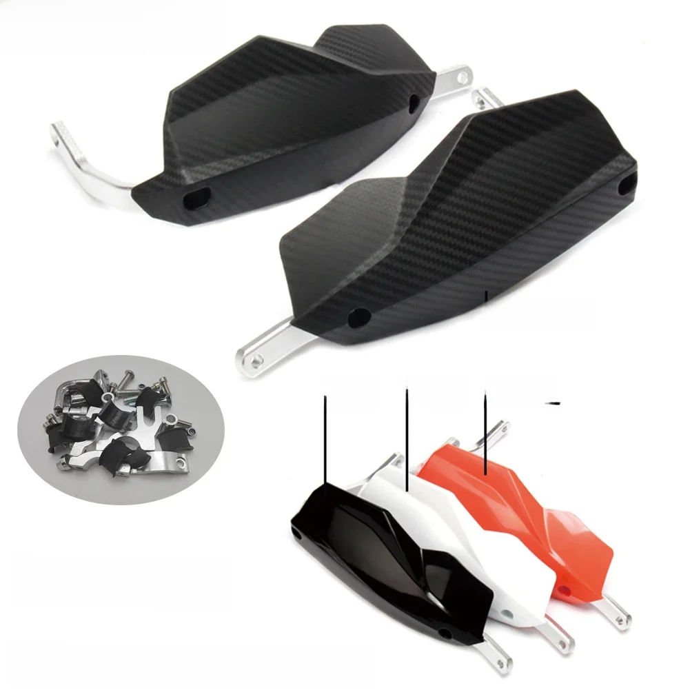 AliExpress qxmotorracing 2017 Motocross Handguards Hand Carbon&Glossy Surface Guards For Motorcycle Dirt Bike Universal EXC CRF YZF KLX RM250 DRZ400 Etc