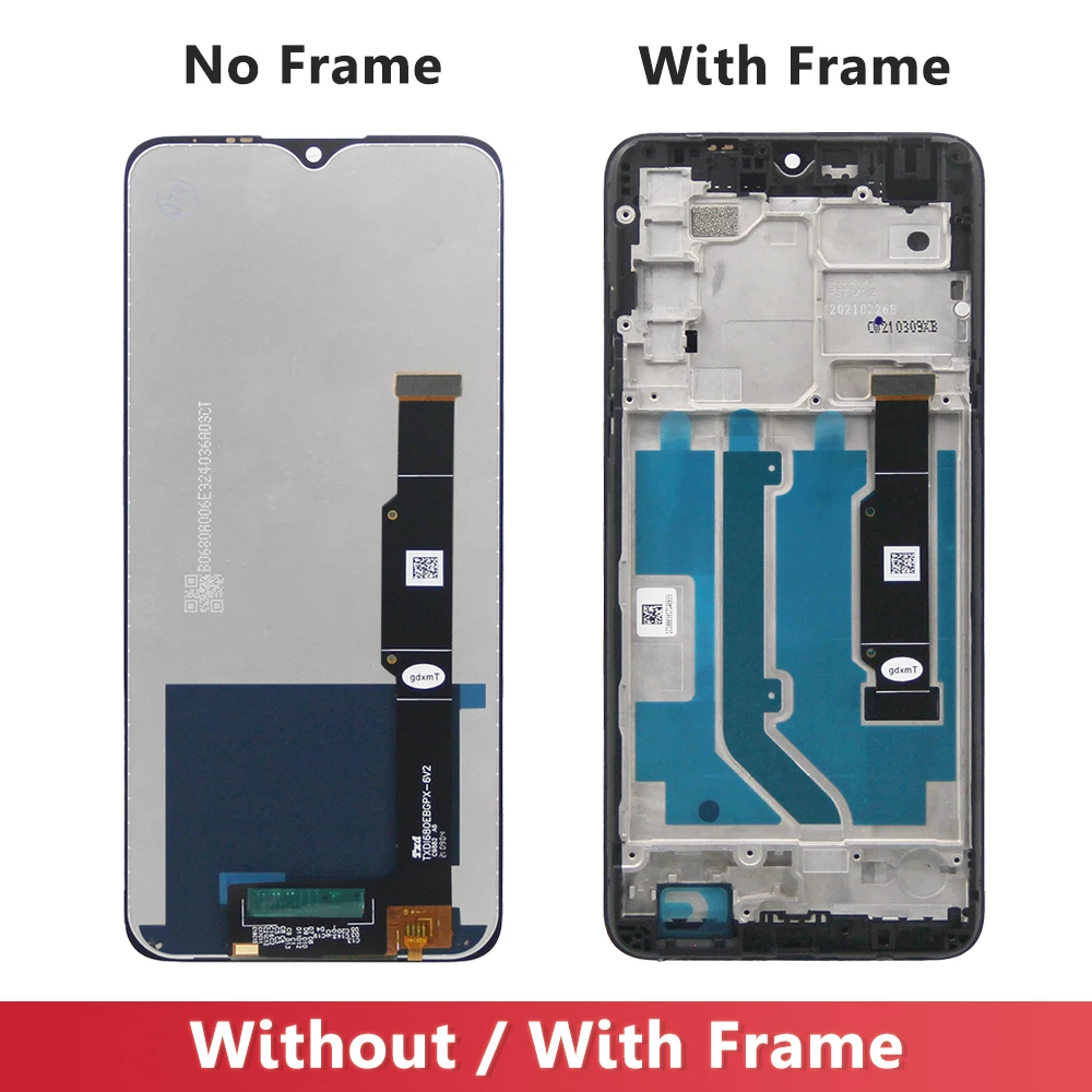 6.82\'\' For TCL 20 SE LCD Touch Display Screen Digitizer With Frame Assembly For TCL 20SE T671H, T671F, T671O, T671E Display