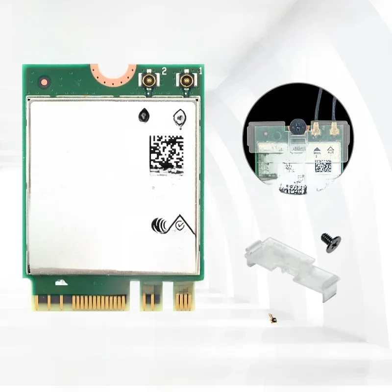 Wifi 6E AX210 AX210NGW Bluetooth 5.3 5374Mbps Bezprzewodowa karta Wi-Fi 6 AX200 AC9260 8265 8260 7265 7260 3168 3165 Adapter M.2 — zdjęcie 2