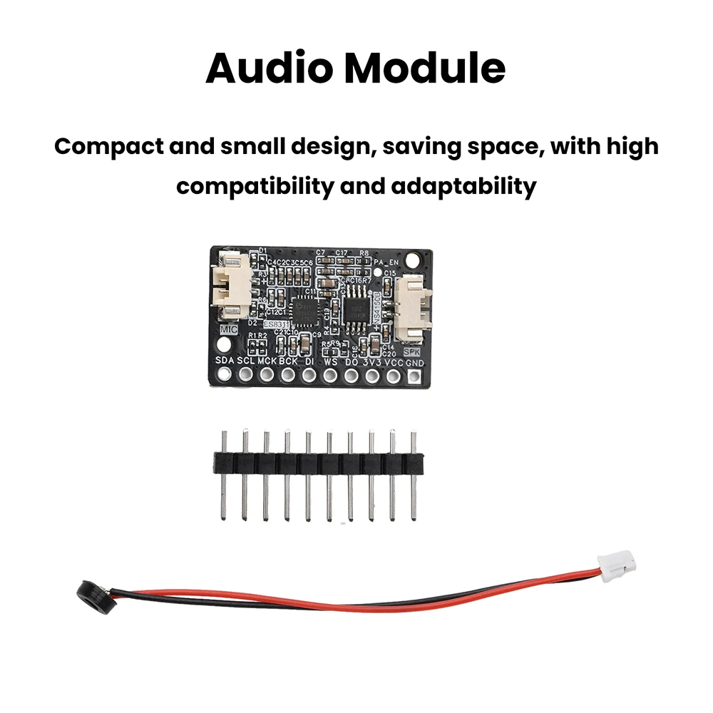 ES8311+NS4150B Audio Module Compact Digital Amplifier with Built-in Microphone Compatible ESP32 Development Boards