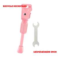 Kids Bike Kickstand Bicycle Side Support Stand Folding Bike Rear Side Single Mount for Boys Girls Bikes Accessories Replacement