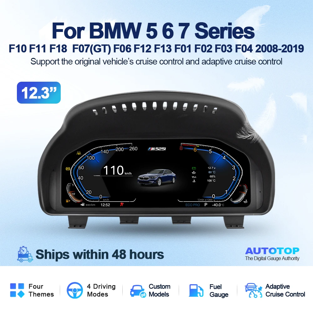 CLOSSEUR d'isolement numérique AUTOTOP pour F10 F11 F18 F07 GT F06 F12 F13 F01 F02 F03 F04 2010-2017, Carplay sans fil Android Auto BT