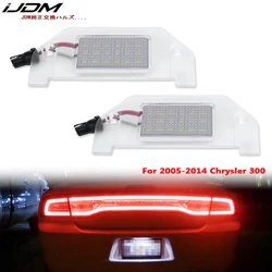 iJDM OEM-Fit License Plate Light Assemblies For Chrysler 300 300C For Dodge Charger Challenger Dart Avenger Magnum Xenon White