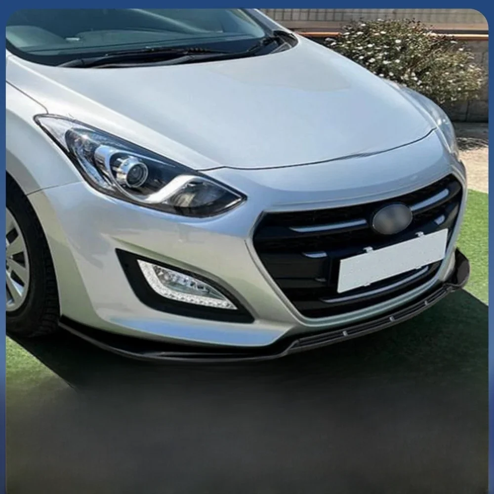 Dla Hyundai I30 MK2 MK2.5 Przedni dolny zderzak samochodowy Rozdzielacz warg 2012 2013 2014 2015 2016 2017 Zestaw karoserii Tapicerka Dyfuzor Tuning — zdjęcie 2