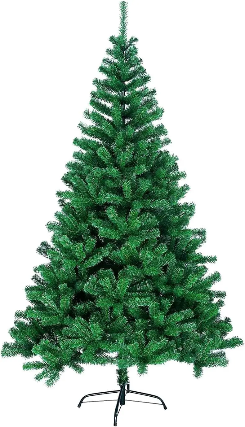 Christmas tree green Artificial fir Extra leaf filling foamm 120-240cm trees stand plastic/metallic