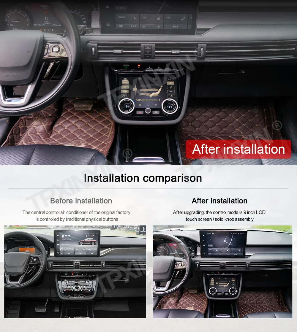 LCD Air Conditioning Board AC Panel For Lincoln Corsair 2020 - 2024 Air Conditioner Climate Touch Screen Unit