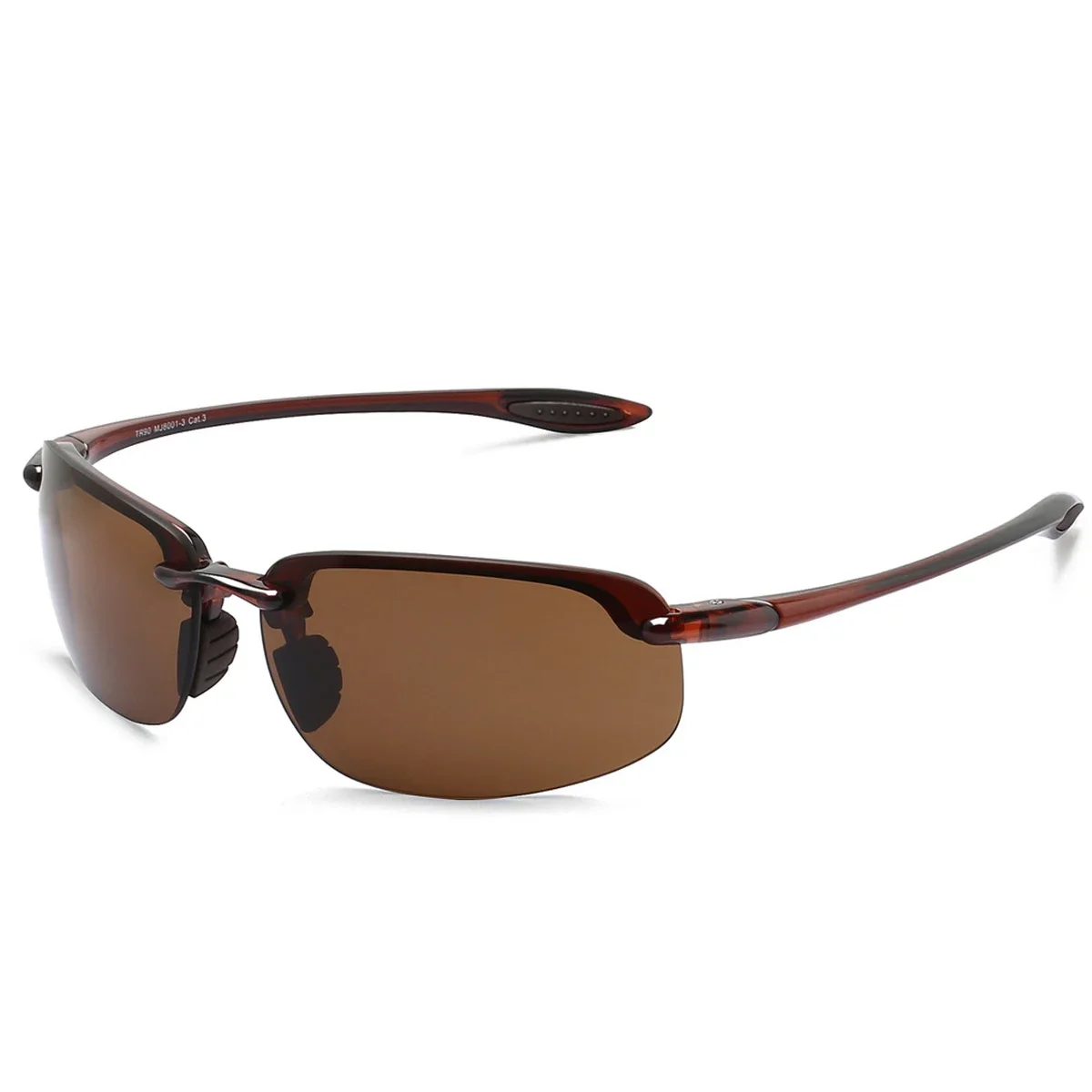 AliExpress juli eyewear JULI Sports Sunglasses For Men And Women Cycling Driving And Running Rimless Ultralight Frame Sun Glasses Men UV400 MJ8001