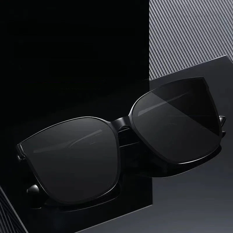 Tendance de la mode hommes femmes lunettes de myopie surdimensionnées unisexe fini lunettes de soleil optiques avec dioptrie 0 à-4.0 lunettes de soleil polarisées