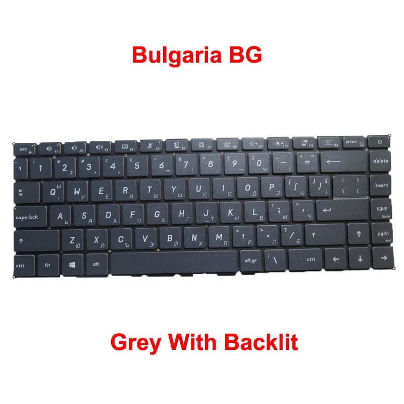Laptop Prestige 14 Keyboard For MSI V190622BK1 S1N-2UBG601-SA0 S1N-2ECZ601-SA0 S1N-2EFR801-SA0 S1N-2EFS801-SA0 S1N-2EHB601-SA0