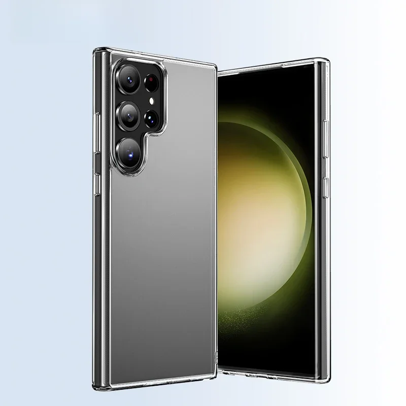 Przezroczyste etui do Samsung Galaxy S23 Ultra S24 Ultra Plus odporne na wstrząsy kryształowe przezroczyste etui ochronne miękkie etui — zdjęcie produktu 7