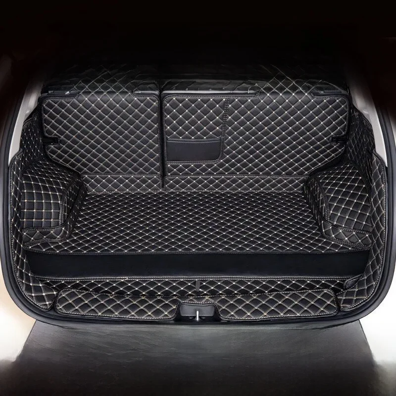 Custom Kofferbak Mat Voor Hyundai Tucson NX4 2021 2022 2023 2024 2025 Lederen Waterdichte Hoofd Pad Interieur Modificatie Accessoires - afbeelding 2