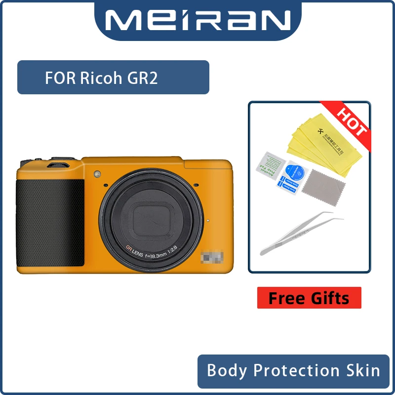 Dla Ricoh GR2 Anti-Scratch Protector Coat naklejka skóra płaszcz Wrap folia pokrywa folia korpus aparatu naklejka ochronna GR2