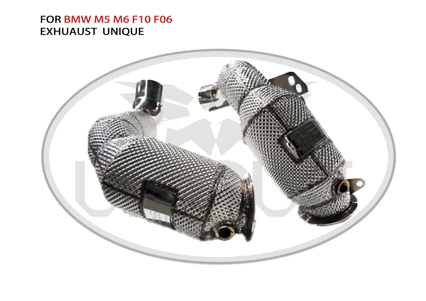 

UNIQUE Exhaust Manifold Downpipe for BMW M5 M6 F10 F06 Car Accessories With Catalytic Header Without Cat