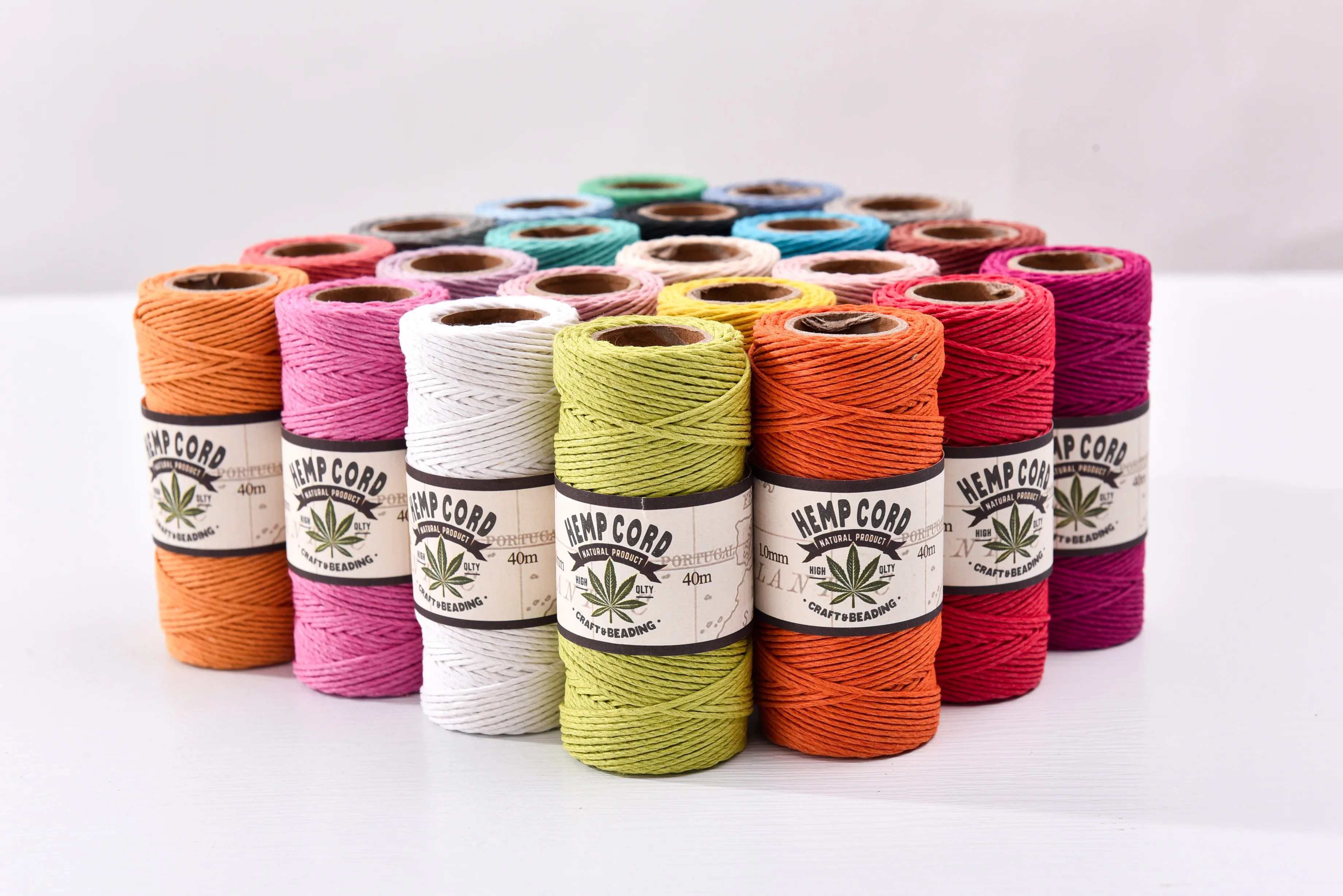 1.0mm Hemp Cord String for Jewelry Making, Flax String Cord, Natural Twine Cord for Handmade Bracelets Keychain Craft Making
