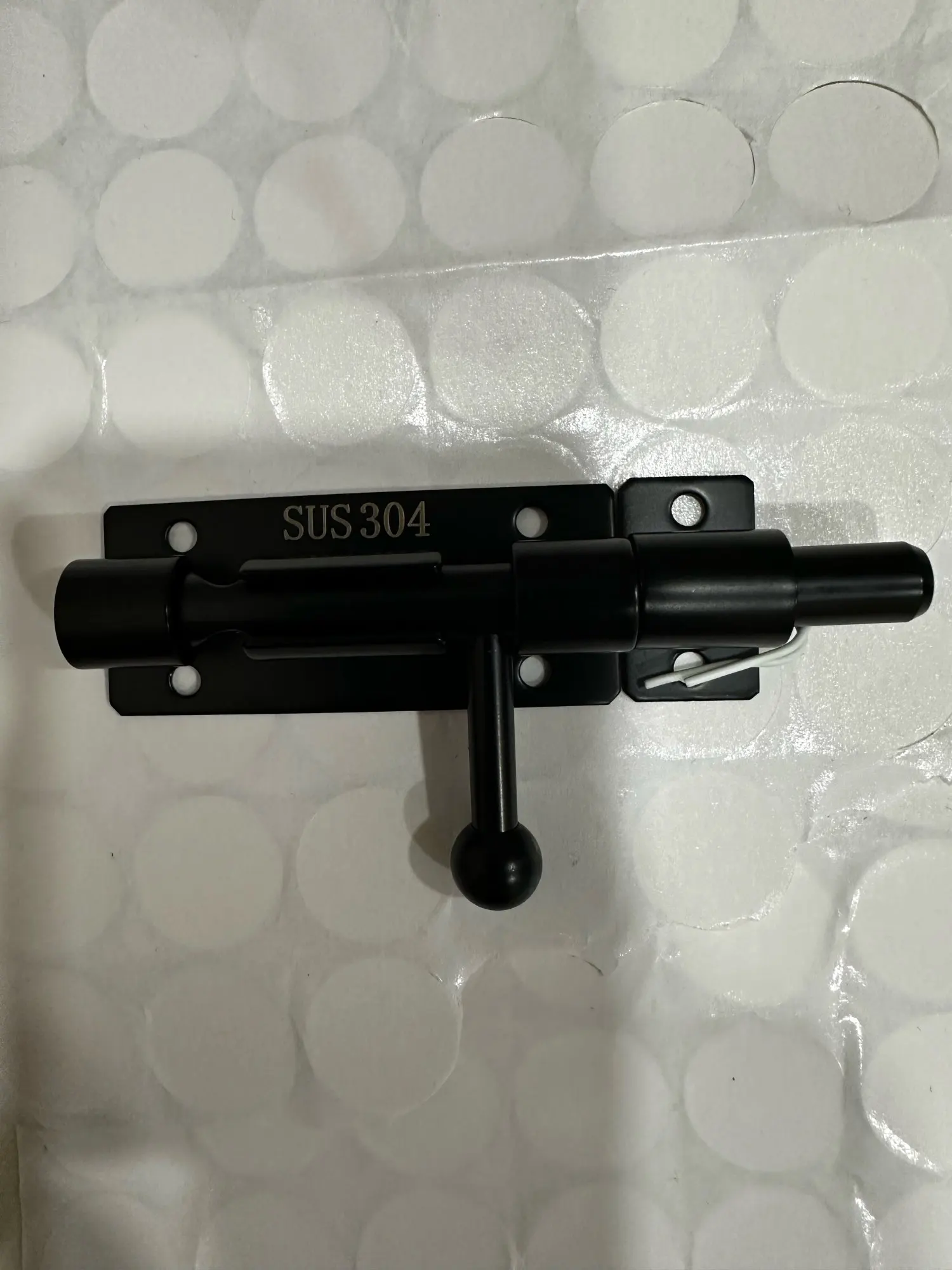 4 Inch Door Bolts 304 Stainless Steel Barrel Bolt Door Latch for Doors / Windows / Cabinets with 8mm Padlock Hole photo review