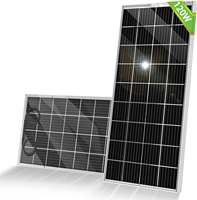 120W 240W  transparen Glass Solar Panel 18V Solar Panel  Monocrystaillne Solar Cell12V/24V Battery Charger Home Roof RV Boat