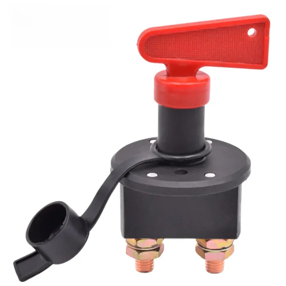 12V 24V DC Samochodowy izolator akumulatora Odłącznik Wyłącznik Wyłącznik Obwód Główny Zasilanie Obrotowy Przełącznik Kluczykowy 400A Do Ciężarówki Łódź — zdjęcie 2