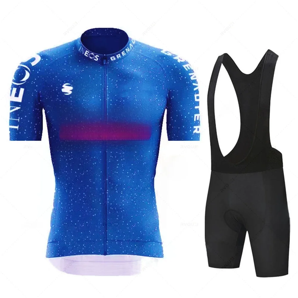 AliExpress NONE INEOS-Team Cycling Jersey Set for Men, Short Sleeve, MTB Race Cycling Clothing, Outdoor Riding Bike Uniform, Summer, 2023