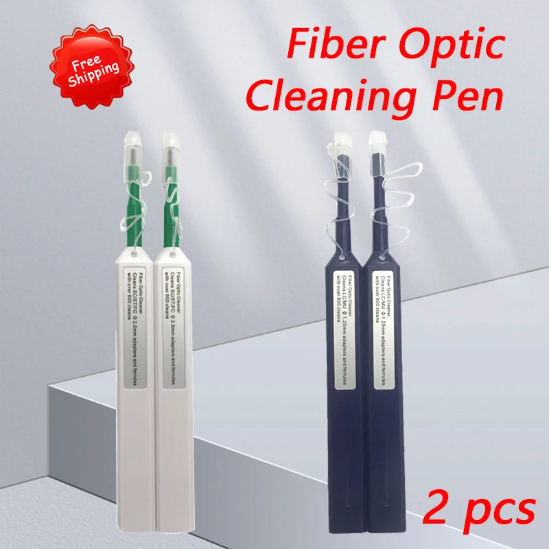 

Fiber Optic Cleaning Pen, One Click Cleaner Tool, Universal Connector, LC, SC, FC, ST, 1.25mm, 2.5mm, 2Pcs per Lot