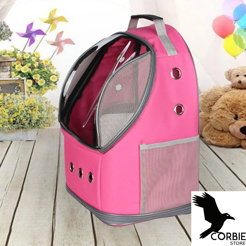 Pink Cat And Dog Carrying Bag UFO Tropheus bag High Quality