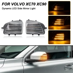 Per Volvo XC90 XC70 tre strisce di luce 2 pezzi Dynamic LED Side Mirror Light indicatore di direzione lampada lampeggiante nessun errore OEM #:31111813