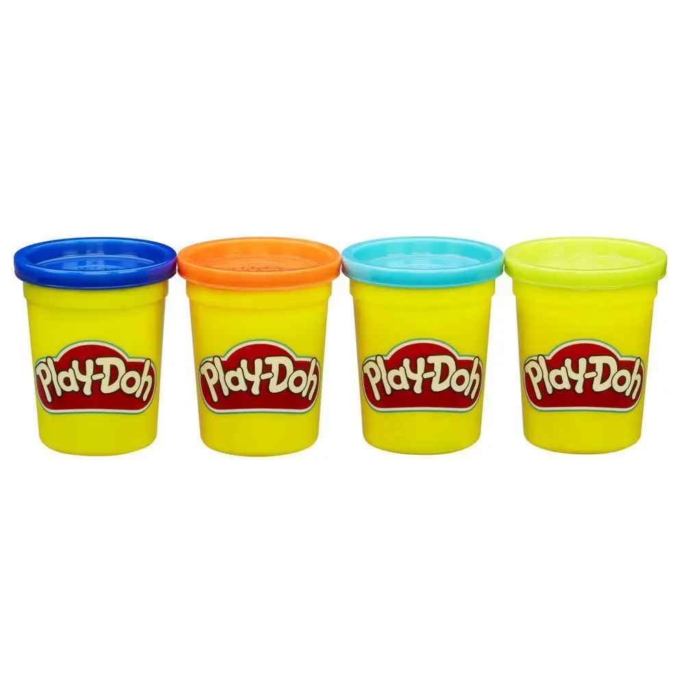 Play-Doh Dough for modeling 4 pcs. 448 g -Toy for Kids Gift Play Light Playdough-High Quality Brand