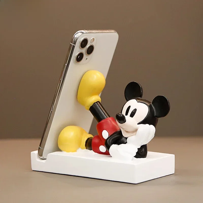 Disney Mickey Mouse Handy halter Harz niedlichen Cartoon Desktop Ornamente Möbel Dekoration Party