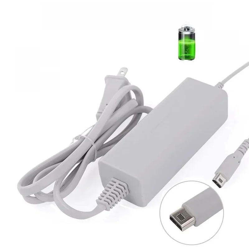Chargeur pour manette de jeu Wii U, adaptateur secteur, prise US/EU, charge 100-240V, Compatible avec le Joystick à distance Nintendo